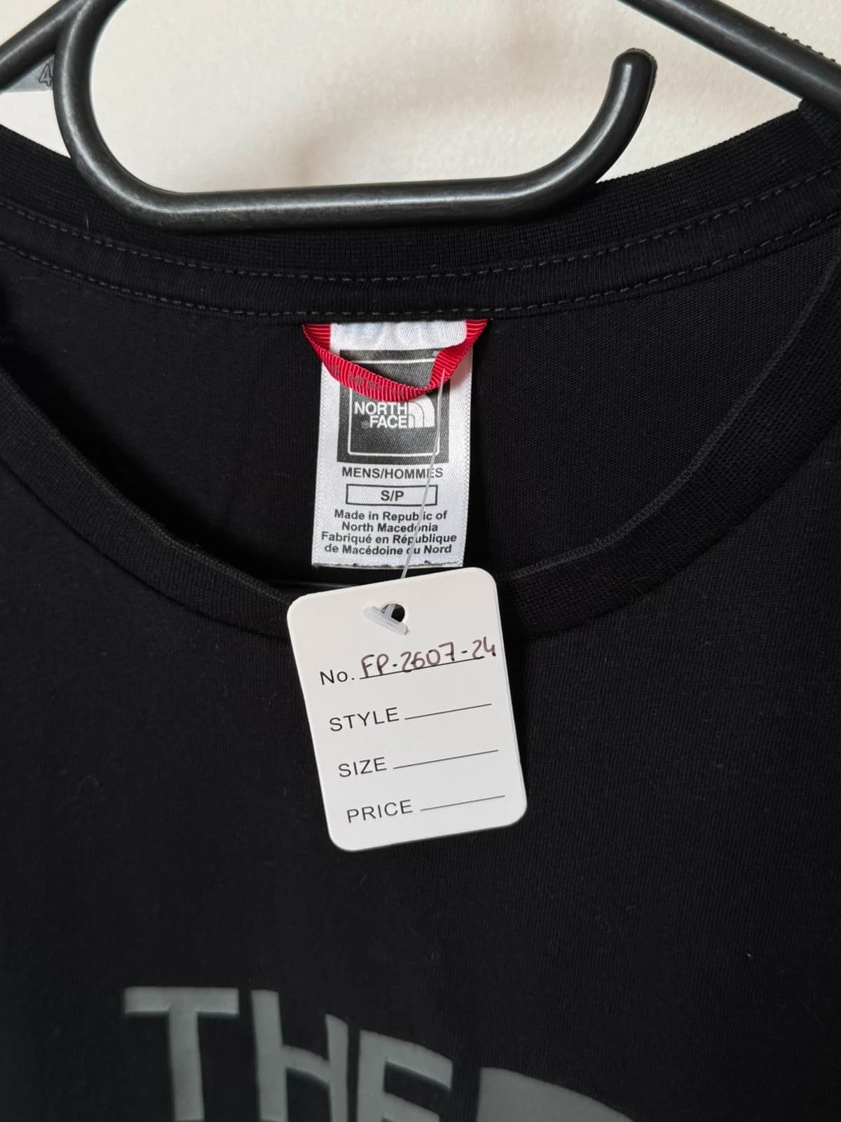 T-shirt The North Face noir logo poitrine et dos taille S - FP260724 - Photo 3/11