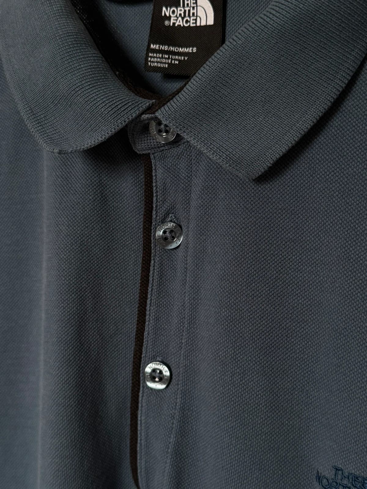 Polo piqué The North Face bleu ardoise taille L - FP260725 - Photo 5/10