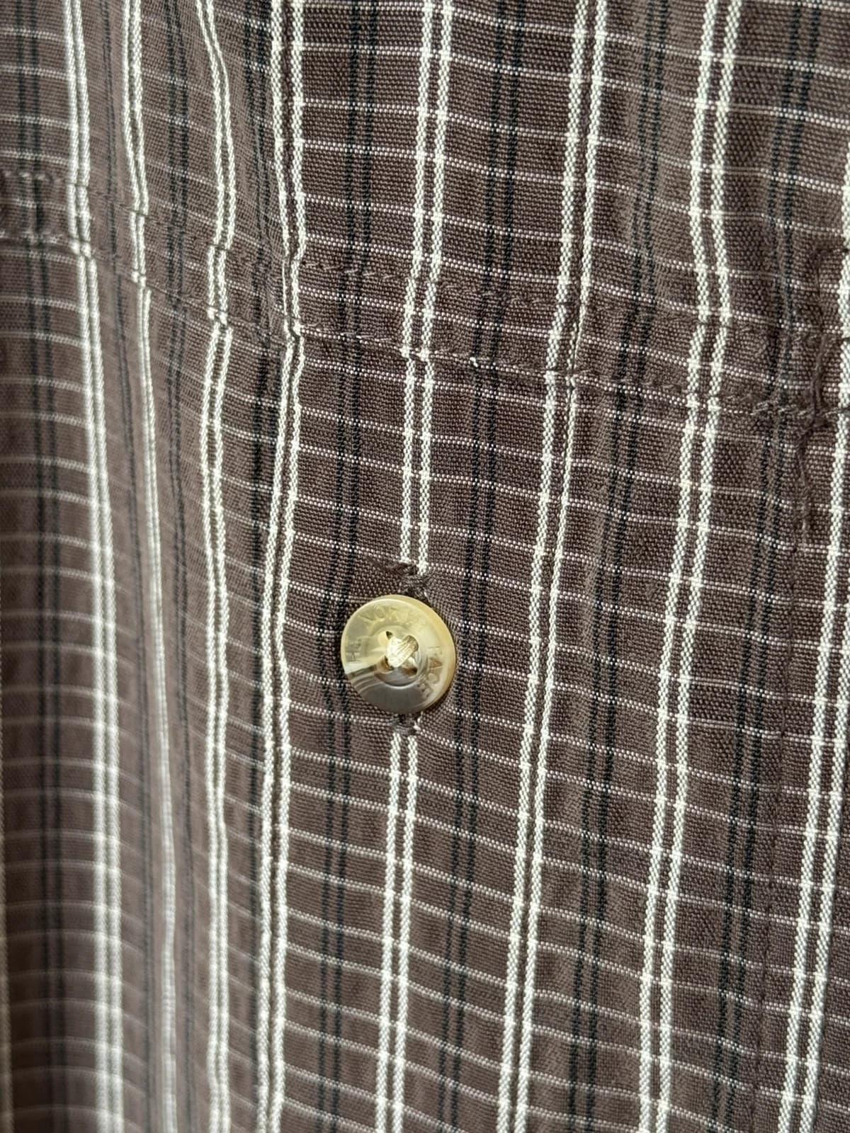 Chemise randonnée ample The North Face marron à carreaux taille L - FP260792 - Photo 6/9