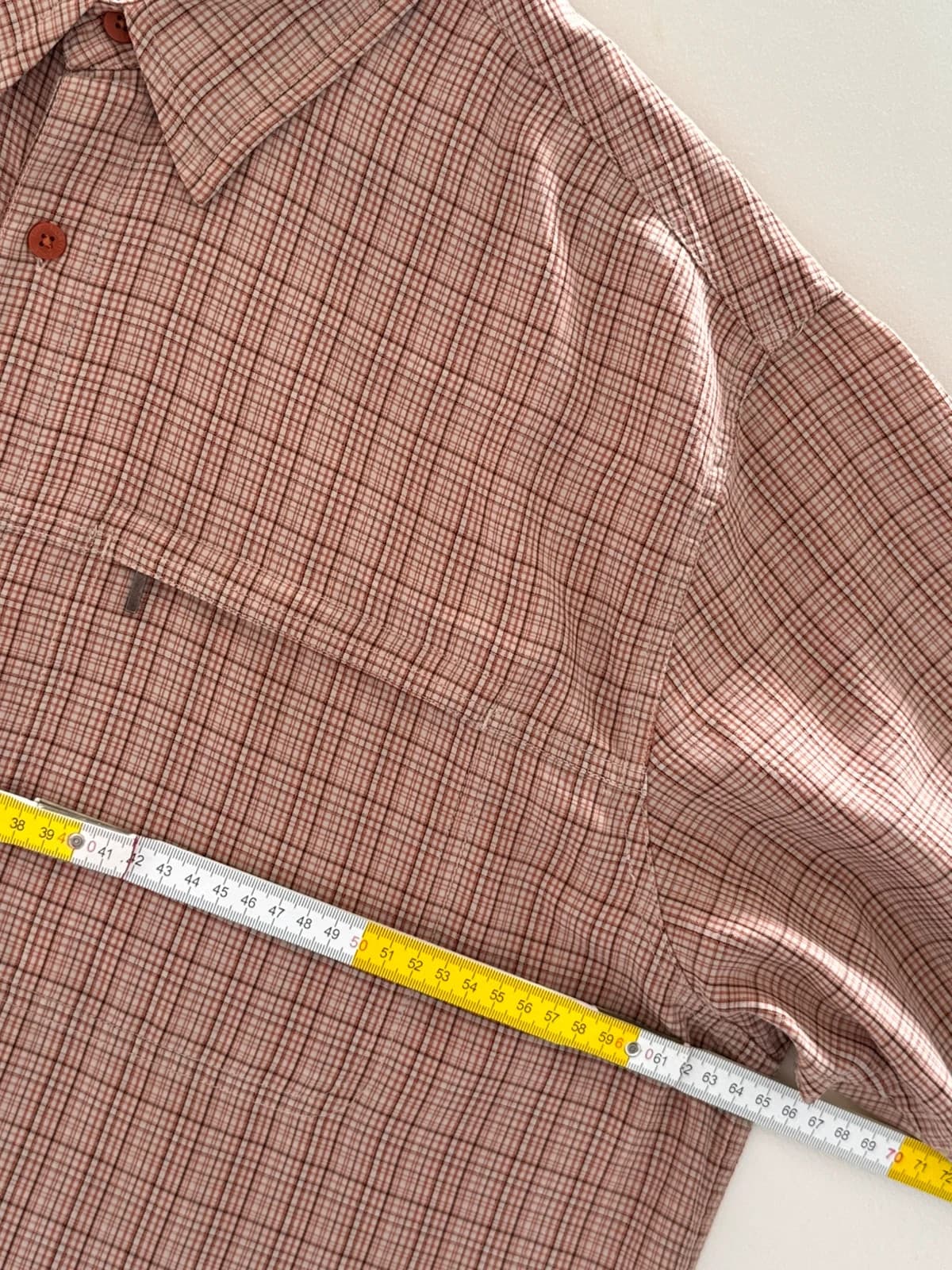 Chemise randonnée The North Face beige orange à carreaux taille XXL - FP2607114 - Photo 8/9