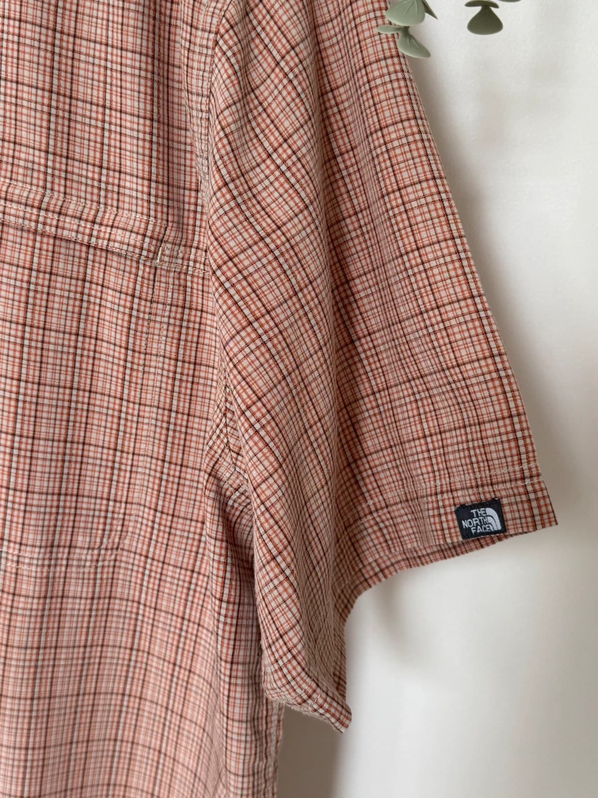 Chemise randonnée The North Face beige orange à carreaux taille XXL - FP2607114 - Photo 5/9