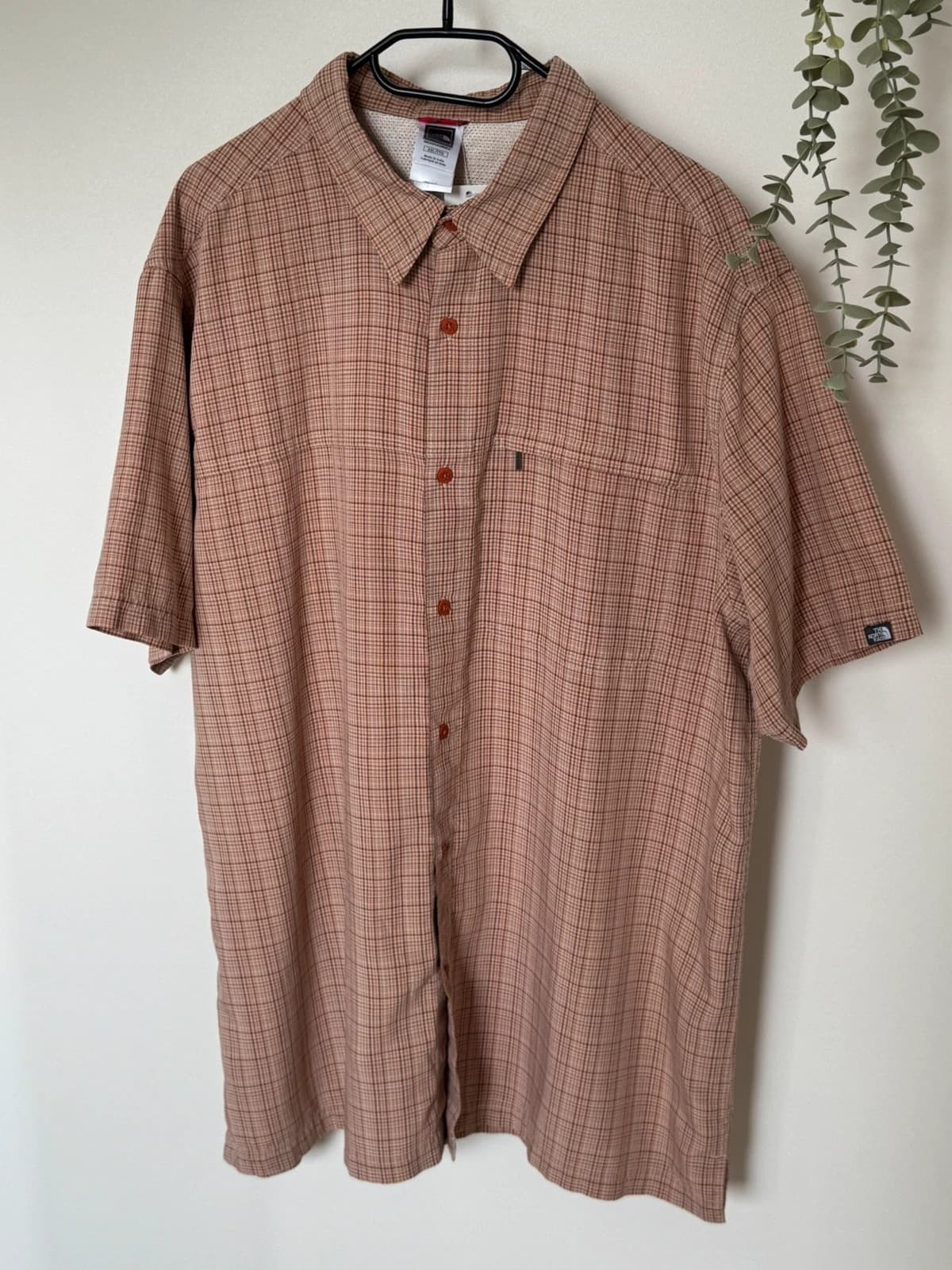 Chemise randonnée The North Face beige orange à carreaux taille XXL - FP2607114 - Photo 2/9