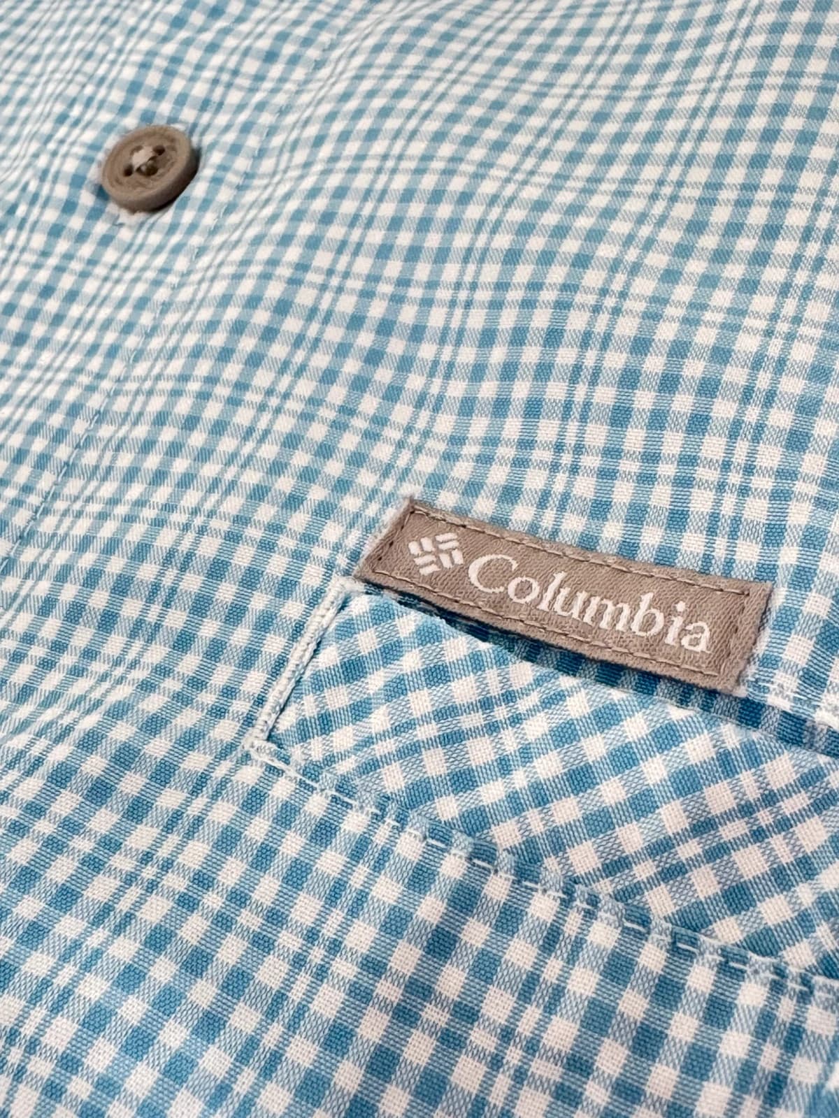 Chemise randonnée Columbia Omni-Shade carreaux bleu ciel XXL - FP2607113 - Photo 4/9