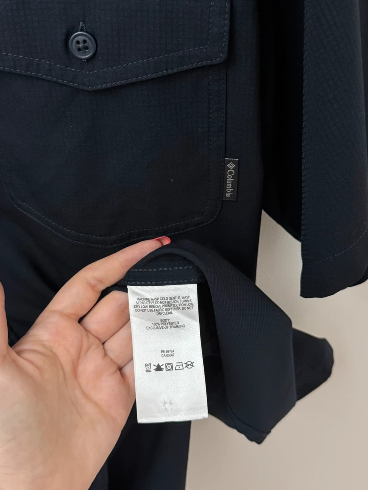 Chemise technique Columbia Omni-Wick bleu marine taille XXL - FP260799 - Photo 5/8