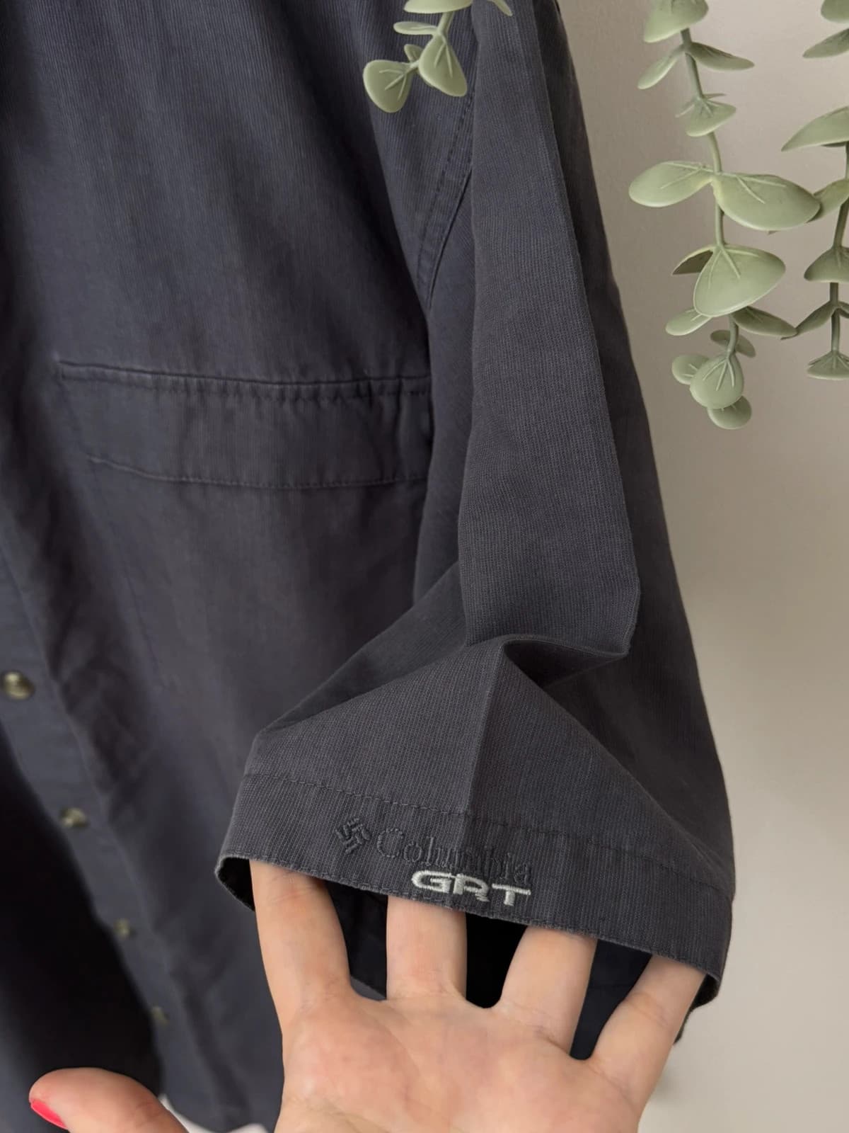 Chemise manches courtes large Columbia GRT gris anthracite taille M - FP2607101 - Photo 4/8
