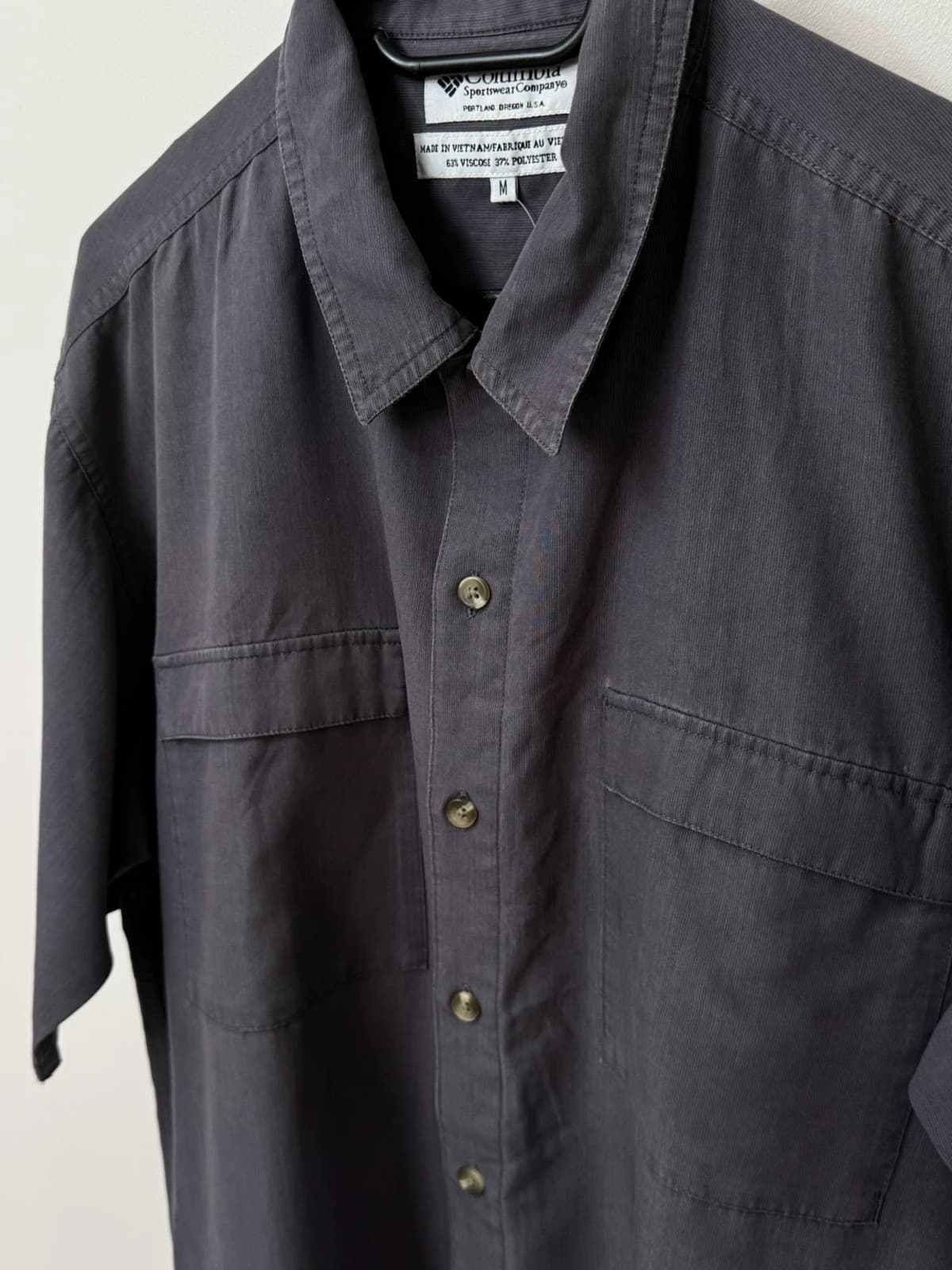 Chemise manches courtes large Columbia GRT gris anthracite taille M - FP2607101 - Photo 6/8