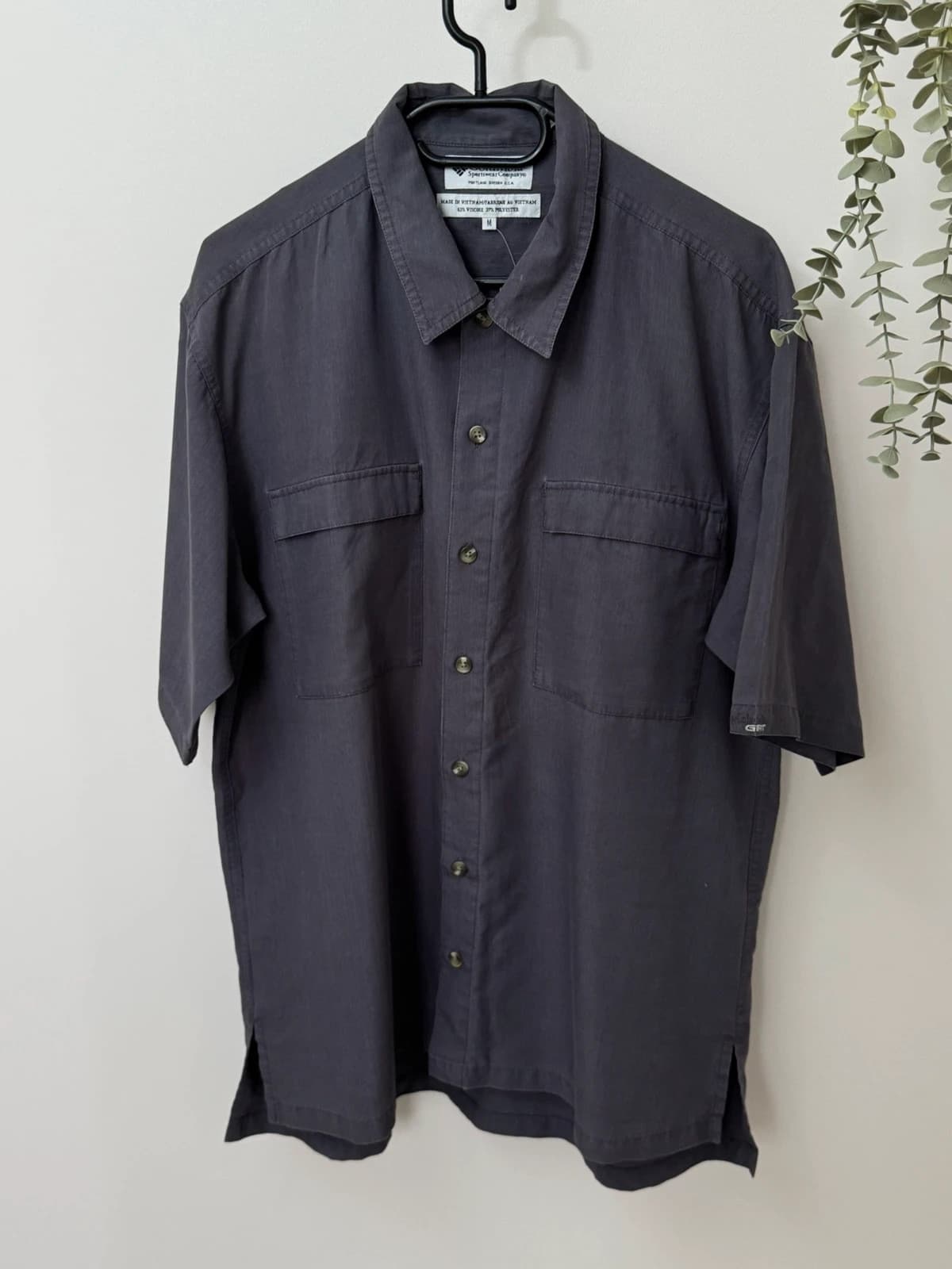 Chemise manches courtes large Columbia GRT gris anthracite taille M - FP2607101 - Photo 2/8