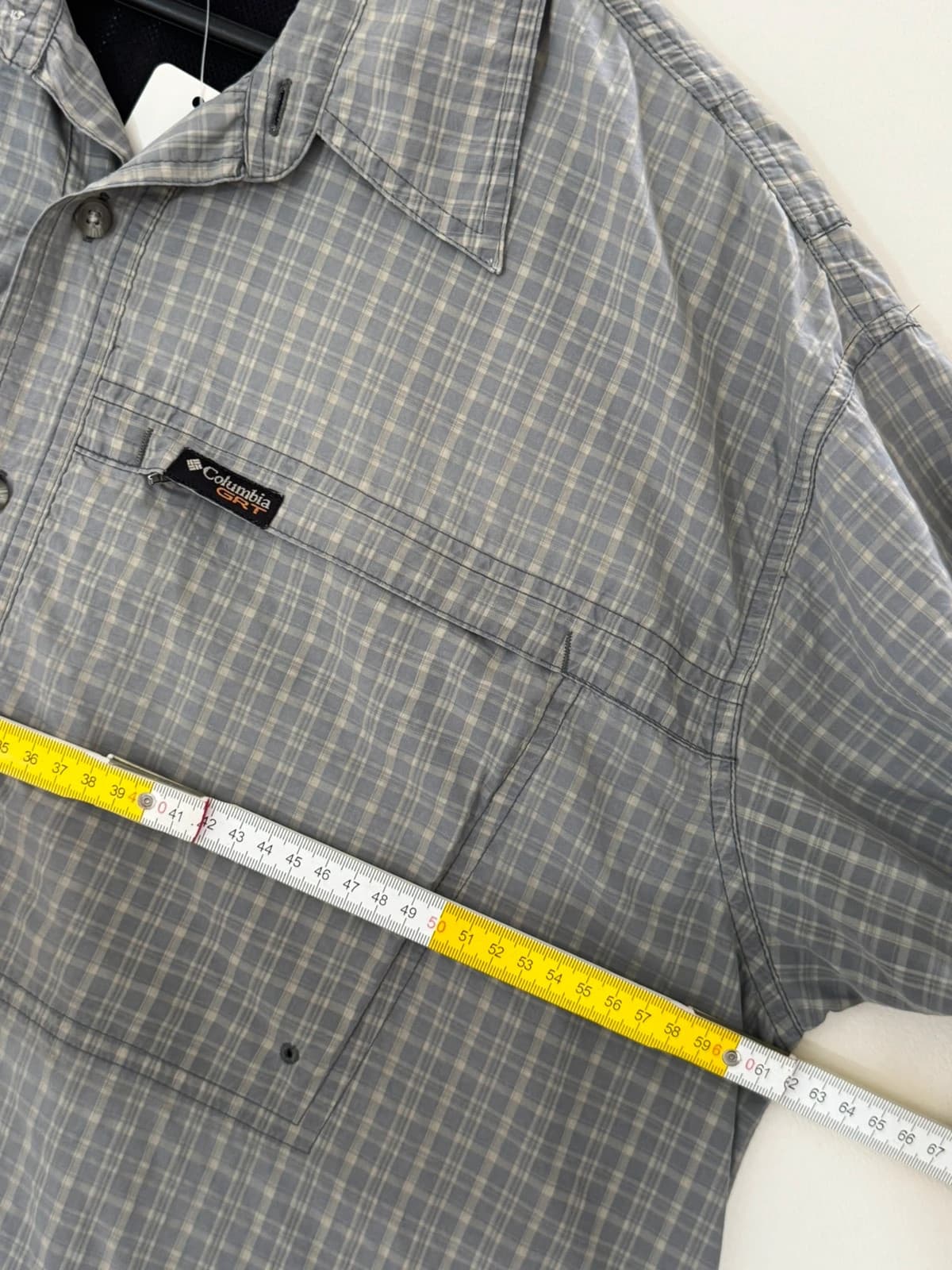 Chemise Columbia GRT Omni-Dry à carreaux gris beige taille XL - FP260730 - Photo 9/10