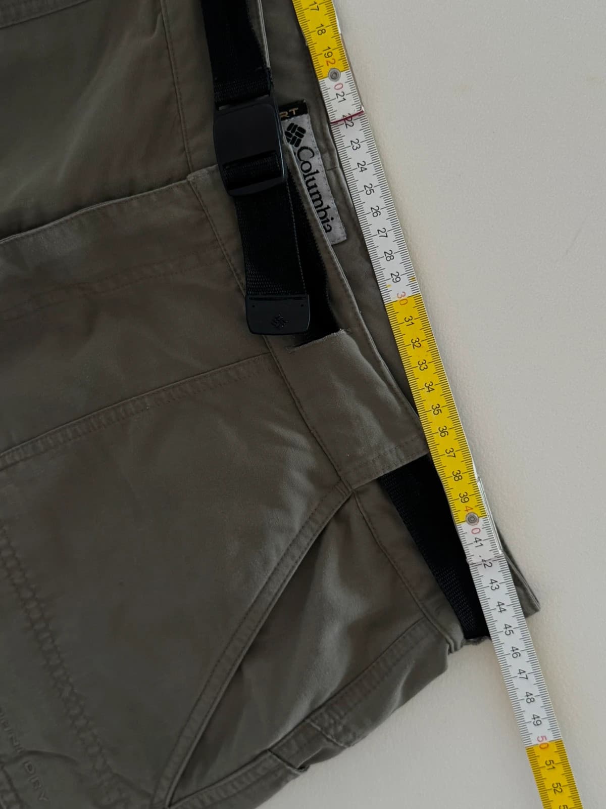 Short cargo randonnée Columbia GRT Omni-Dry kaki ceinture taille W36 - FP2607109 - Photo 9/10