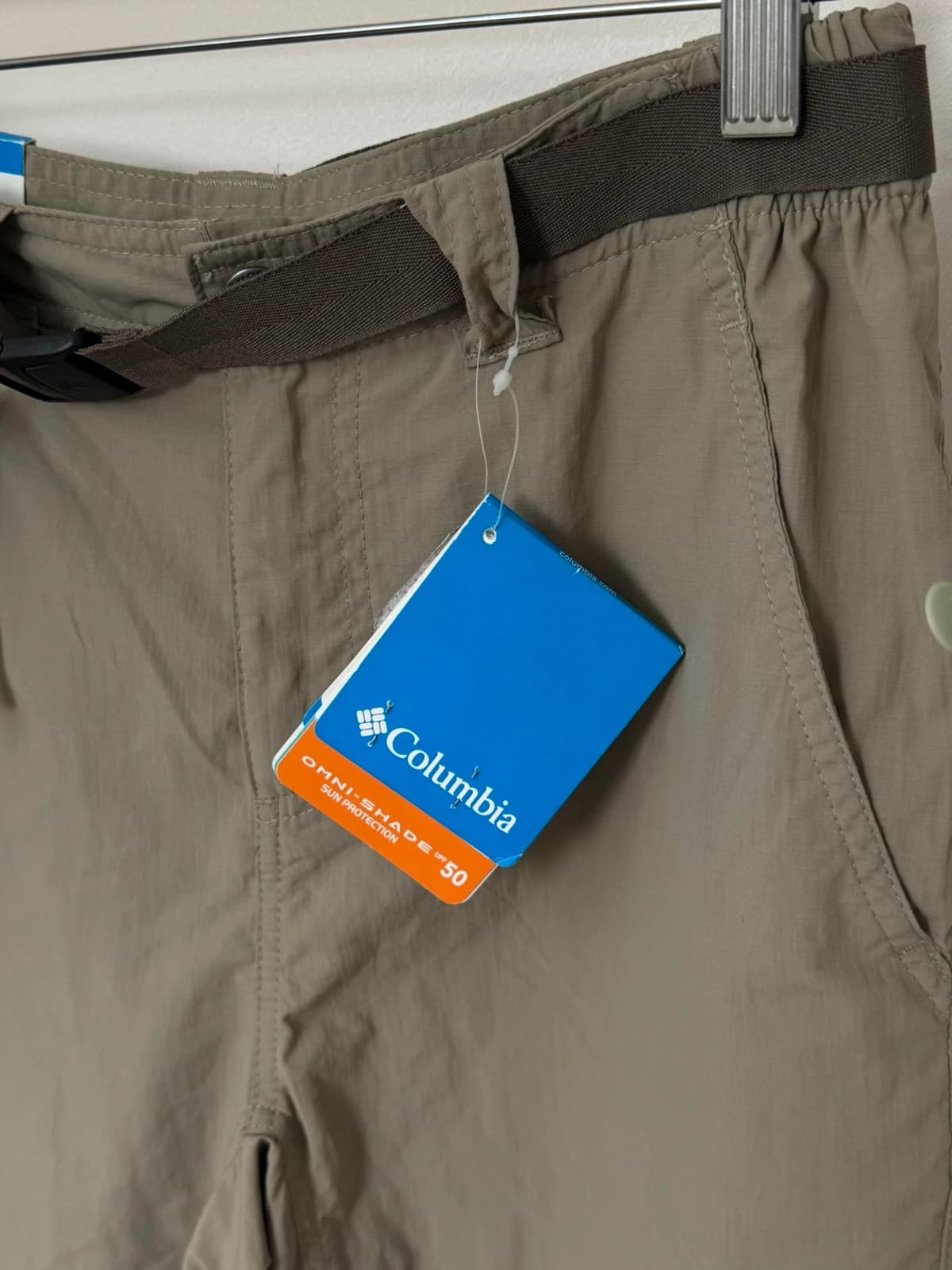 Short randonnée Columbia Omni-Shade kaki clair taille 38/S - FP2607112 - Photo 7/12