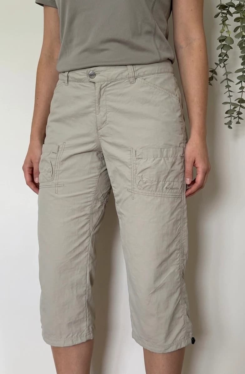 Pantacourt randonnée Columbia Titanium beige clair taille 40 - FP260737 - Photo 1/10
