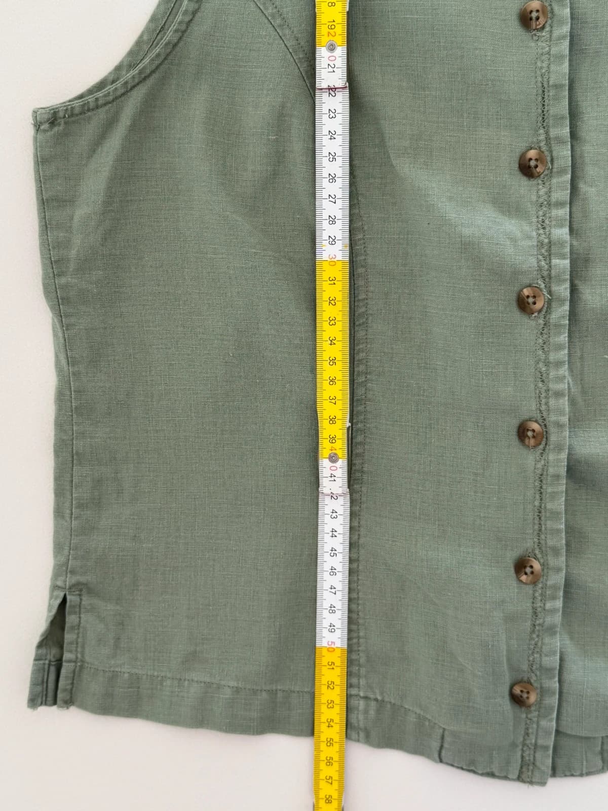 Chemisier sans manches Columbia lin coton vert sauge femme taille M - FP2607103 - Photo 6/6