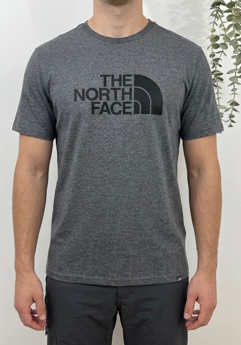 T-shirt The North Face gris anthracite chiné big logo taille L - FP2607157 - Photo 1/8
