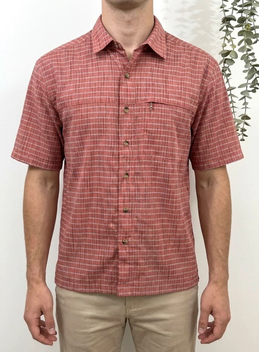 Chemise outdoor The North Face manches courtes carreaux rouge taille S - FP2607168 - Photo 1/8