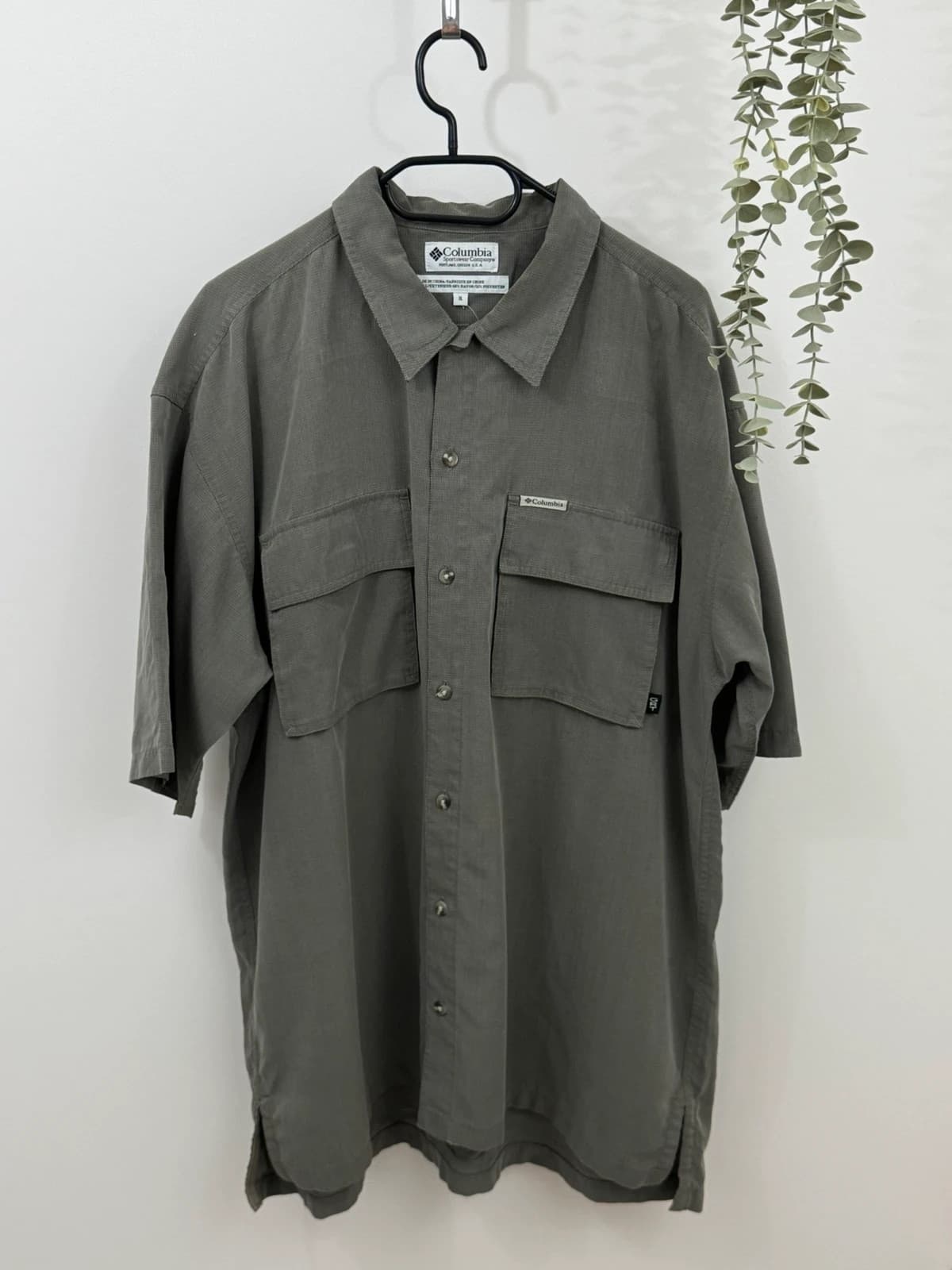 Chemise manches courtes outdoor Columbia GRT gris kaki taille XL - FP2607156 - Photo 2/6