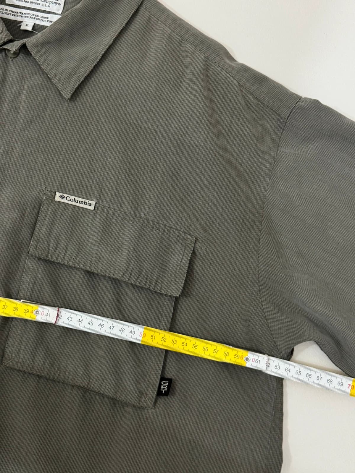 Chemise manches courtes outdoor Columbia GRT gris kaki taille XL - FP2607156 - Photo 5/6
