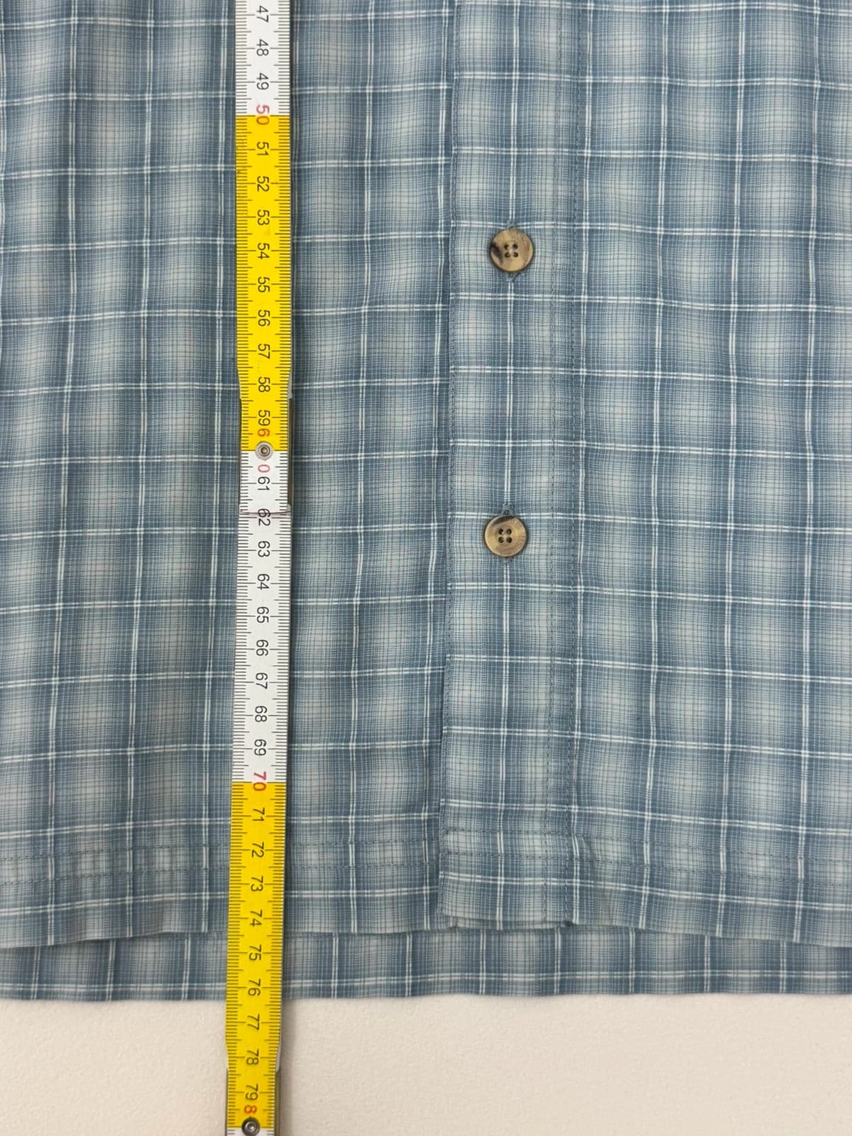 Chemise manches courtes Columbia Vertex carreaux bleu gris taille M - FP2607163 - Photo 7/7