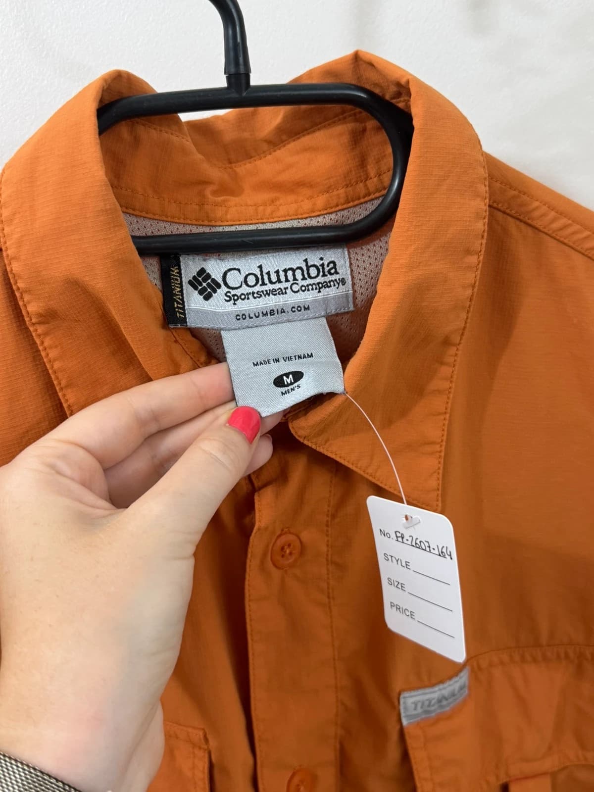 Chemise outdoor Columbia Titanium orange taille M - FP2607164 - Photo 5/8