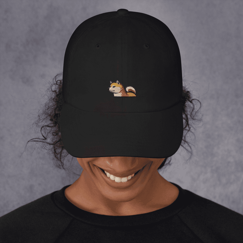Prince & Co - Casquette dad hat brodée Shiba Inu - Photo 1/1