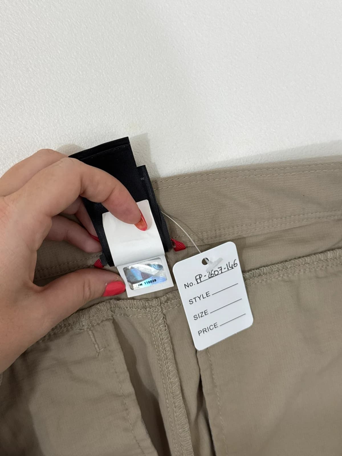Pantalon cargo randonnée The North Face beige taille M avec ceinture - FP2607146 - Photo 6/14