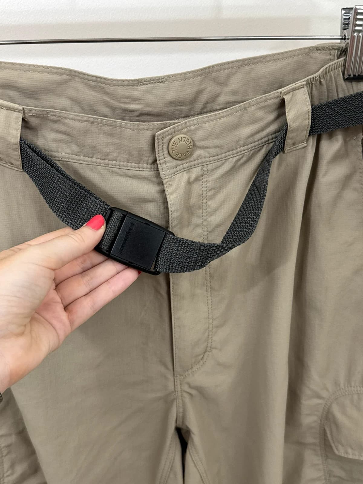 Pantalon cargo randonnée The North Face beige taille M avec ceinture - FP2607146 - Photo 9/14