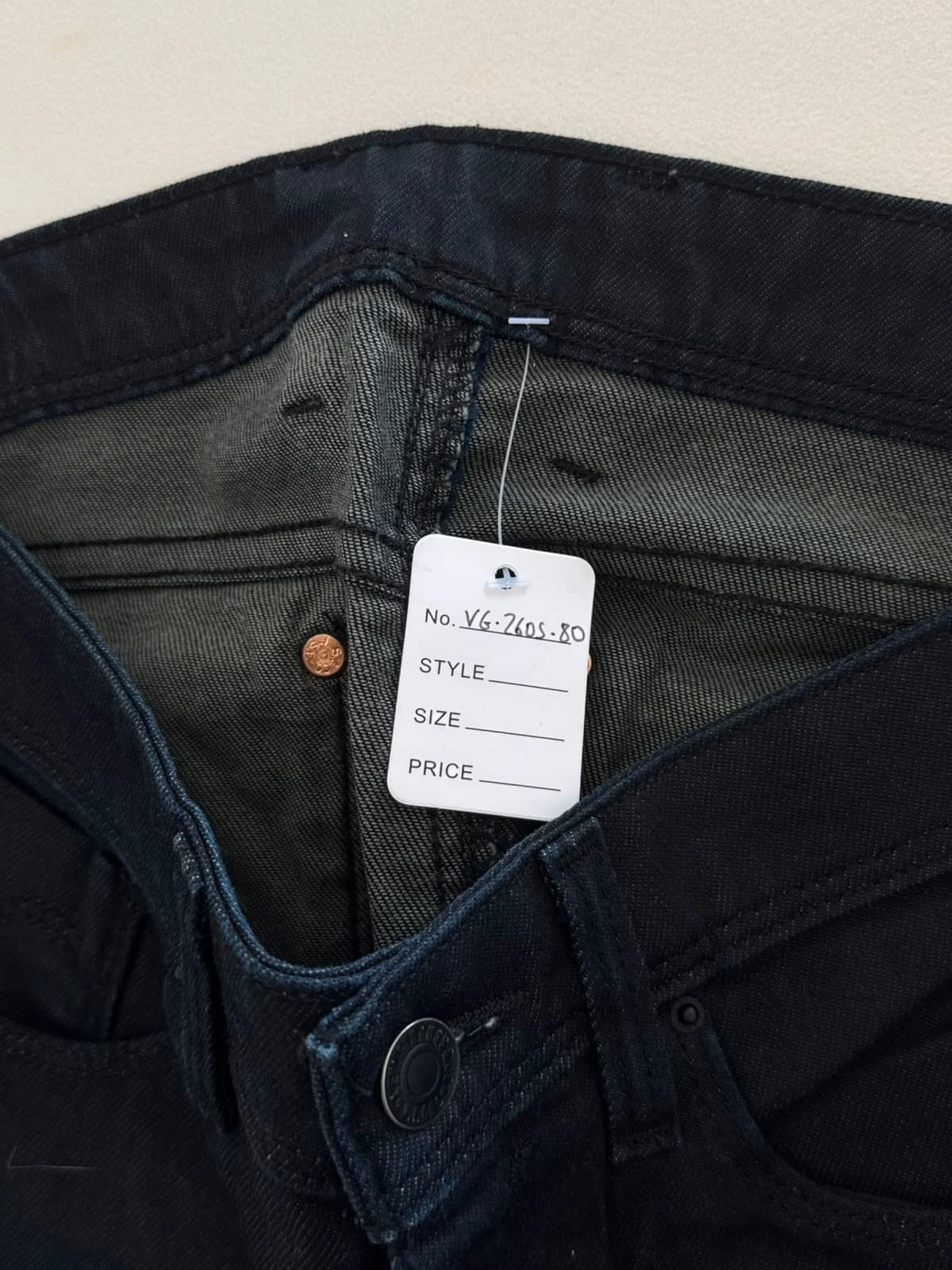 Jupe crayon Levi's noire denim poches matelassées taille M - VG260580 - Photo 3/10