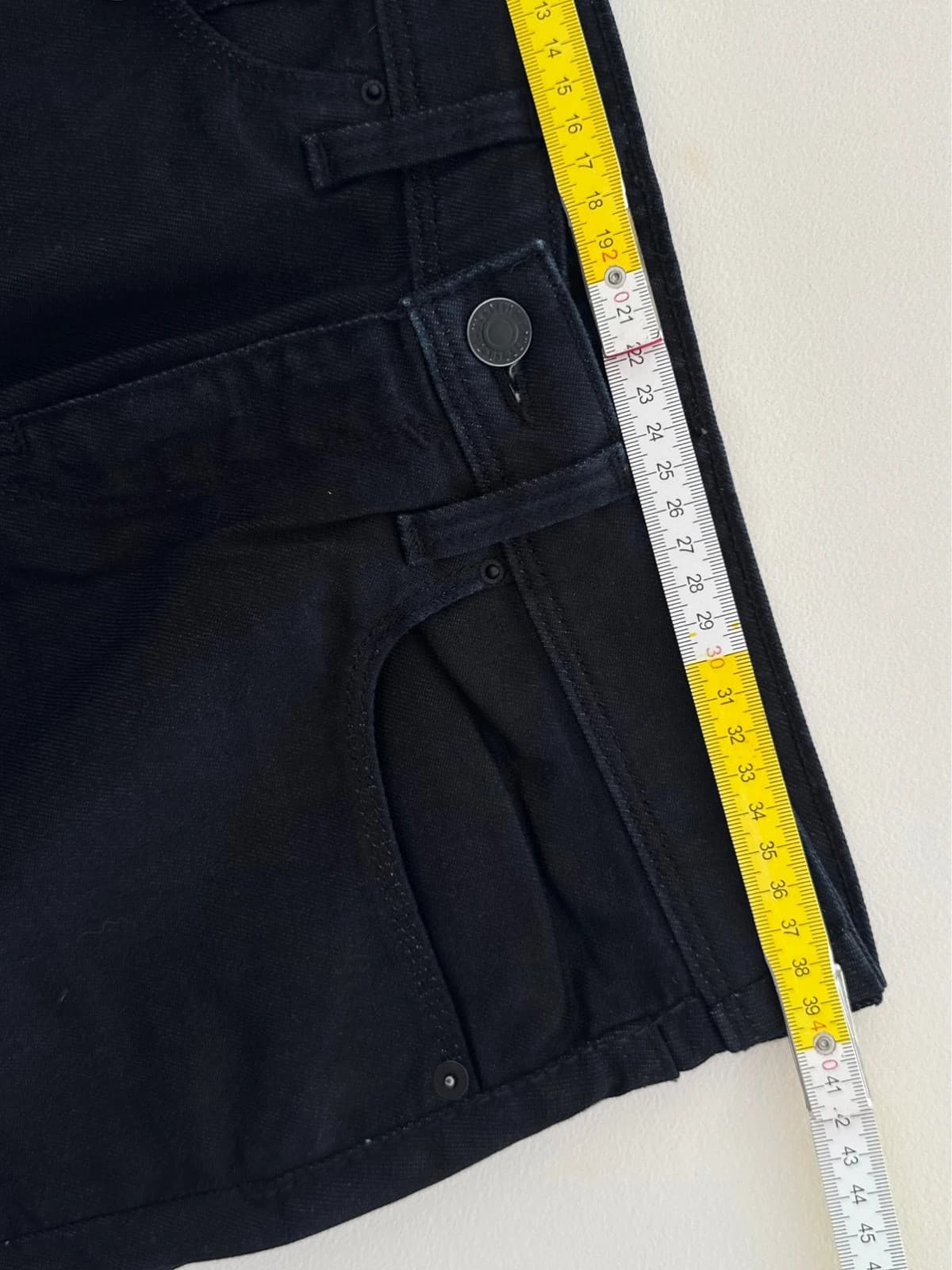 Jupe crayon Levi's noire denim poches matelassées taille M - VG260580 - Photo 9/10