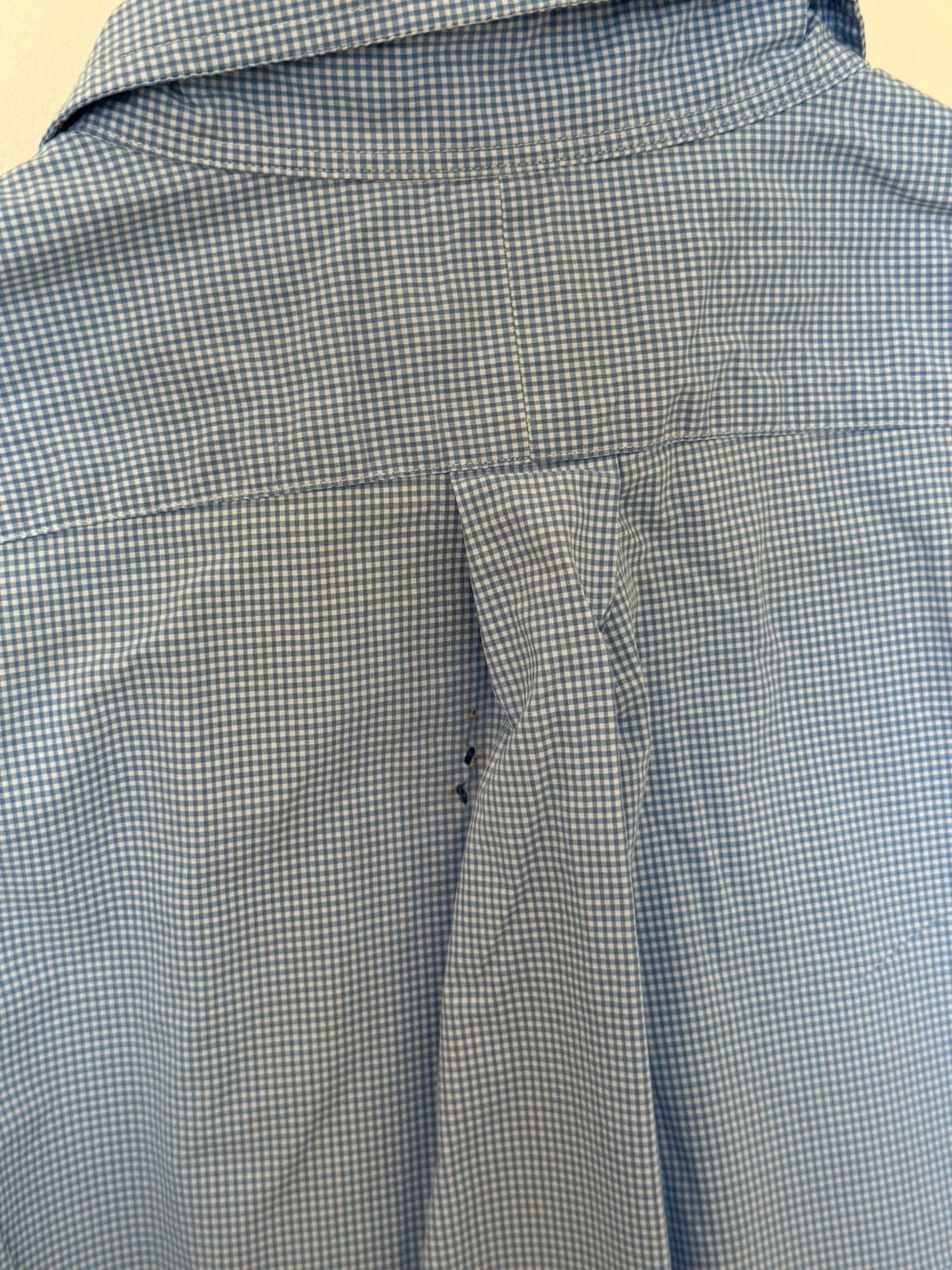 Ralph Lauren Slim Fit marškiniai mėlynai ir baltai langeliuoti, dydis M - SK260620 – nuotrauka 8/11