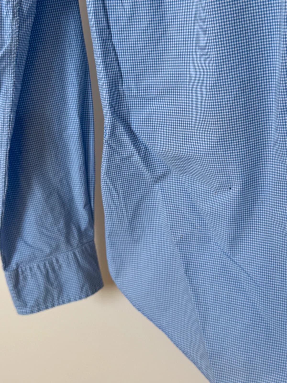 Ralph Lauren Slim Fit marškiniai mėlynai ir baltai langeliuoti, dydis M - SK260620 – nuotrauka 9/11