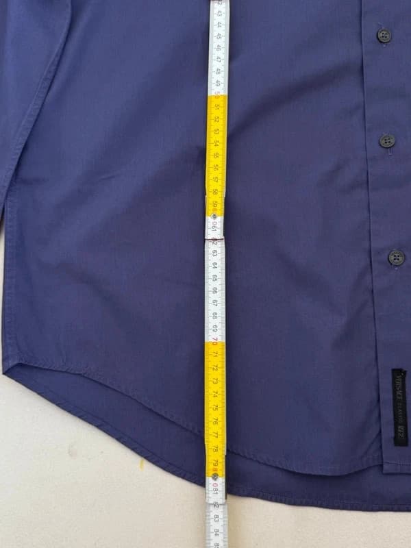 Chemise Versace Classic V2 violette logo brodé taille XL - VG260576 - Photo 11/11