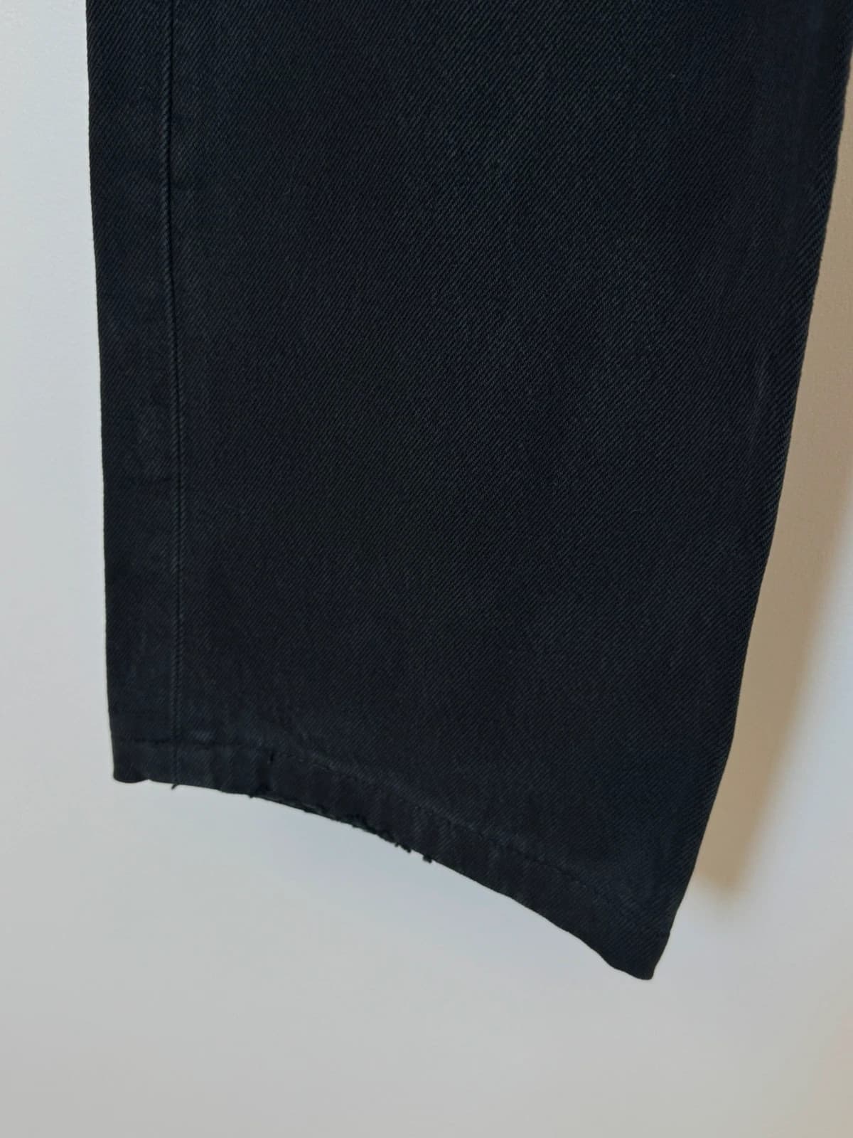 Levi’s 501 juodi džinsai W36 L34 tiesaus kirpimo – nuotrauka 8/10