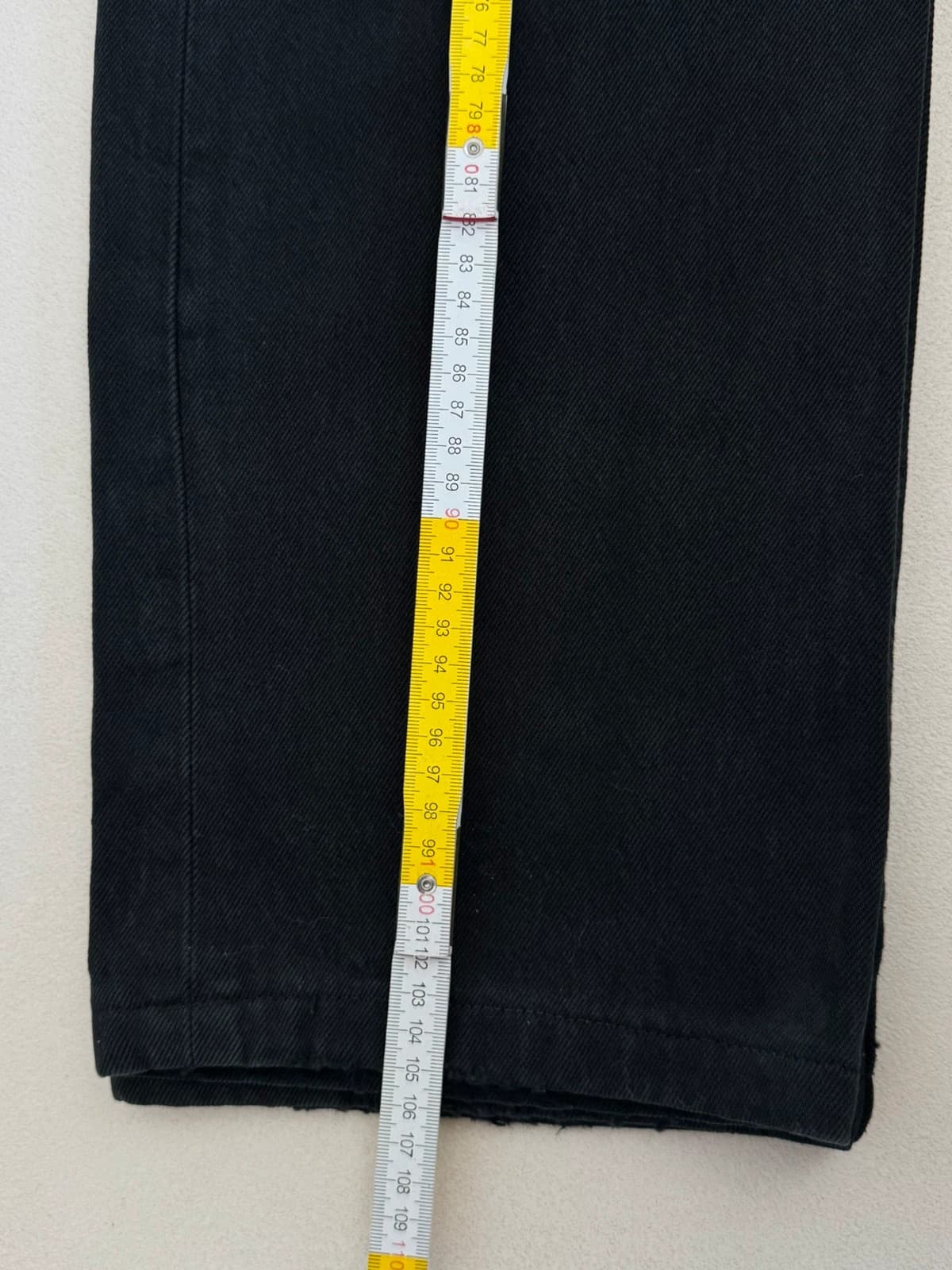 Levi’s 501 juodi džinsai W36 L34 tiesaus kirpimo – nuotrauka 10/10