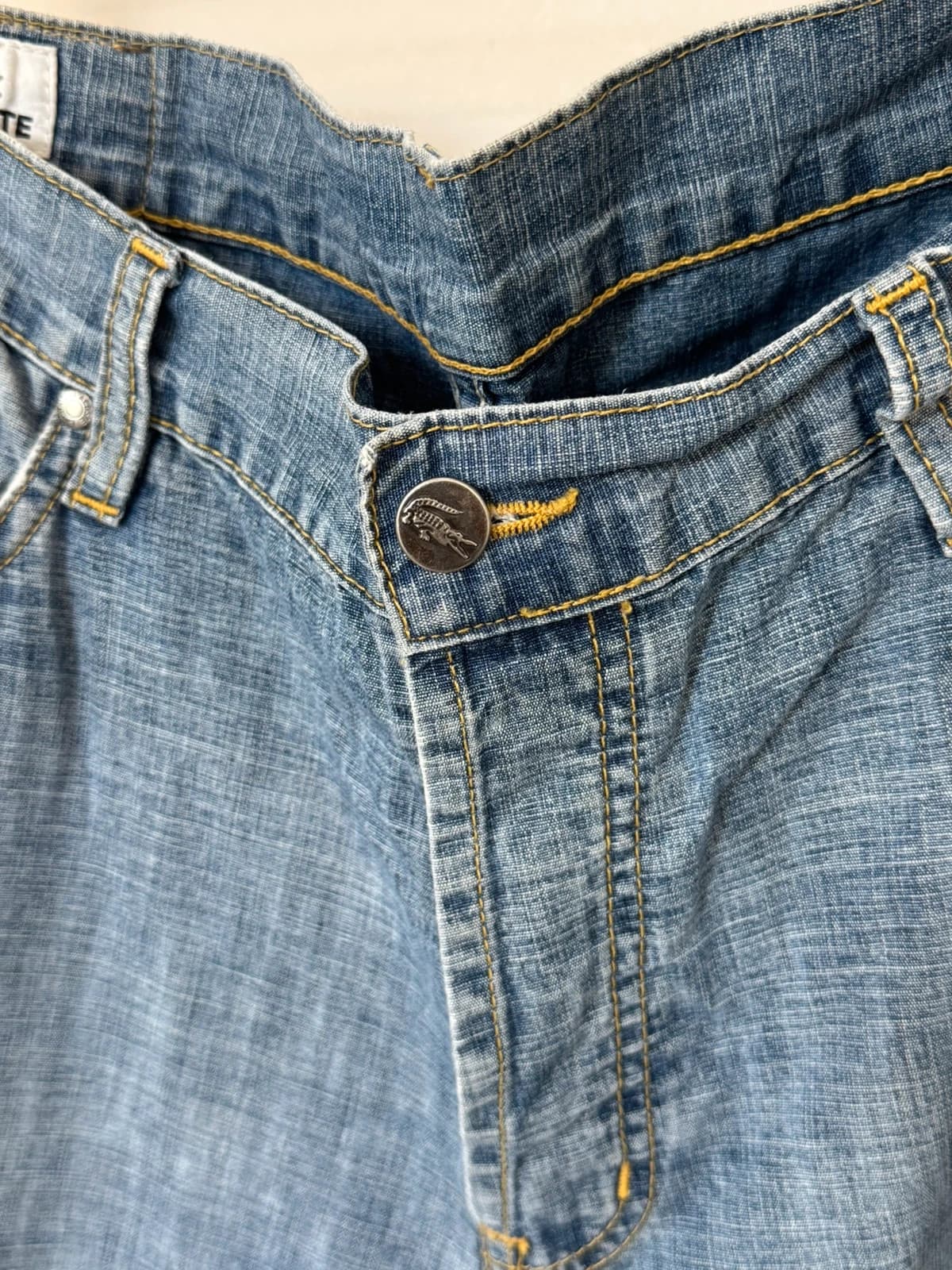 Jean Lacoste bleu coupe droite taille W36 - Photo 5/13
