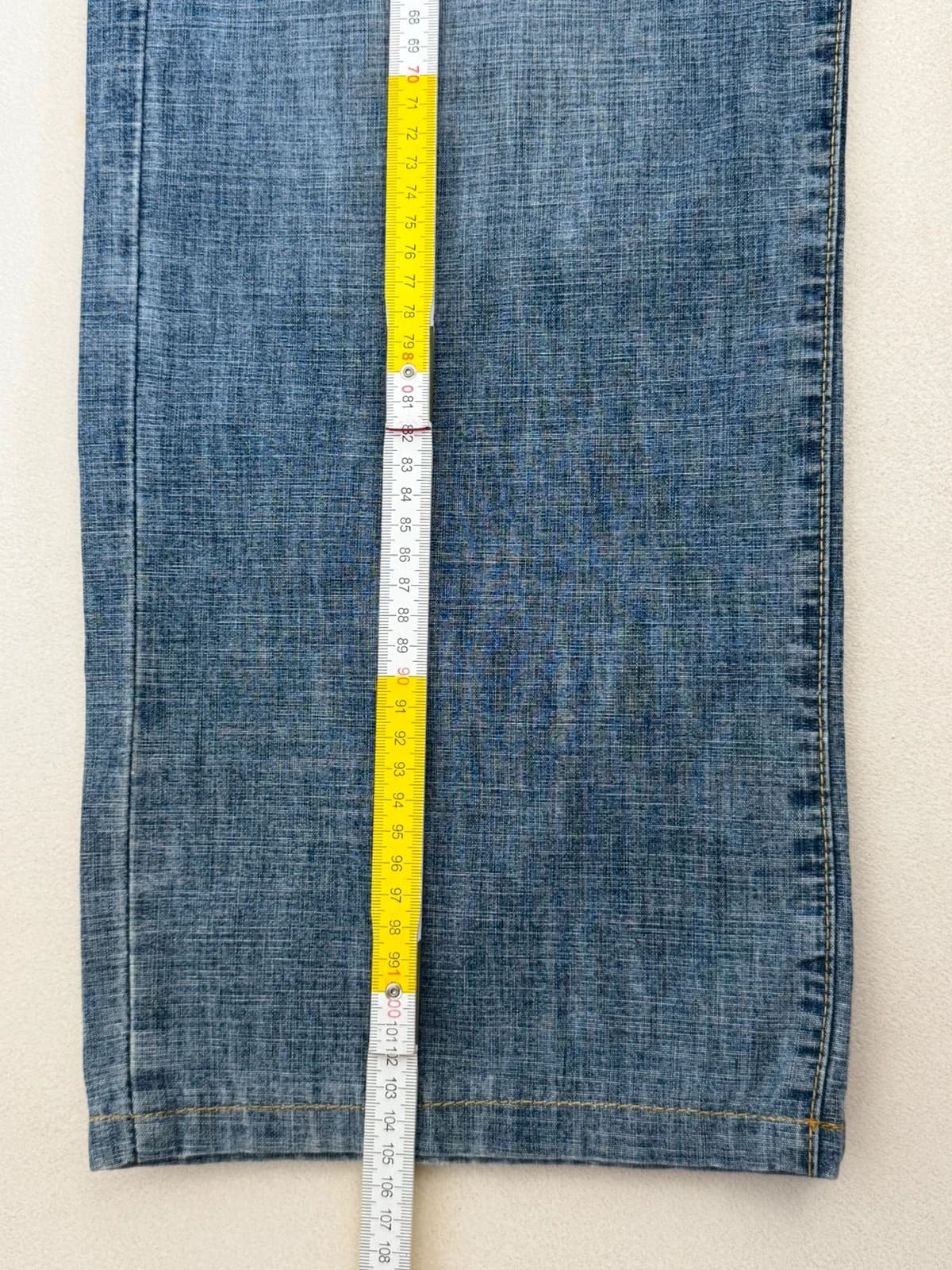 Jean Lacoste bleu coupe droite taille W36 - Photo 13/13