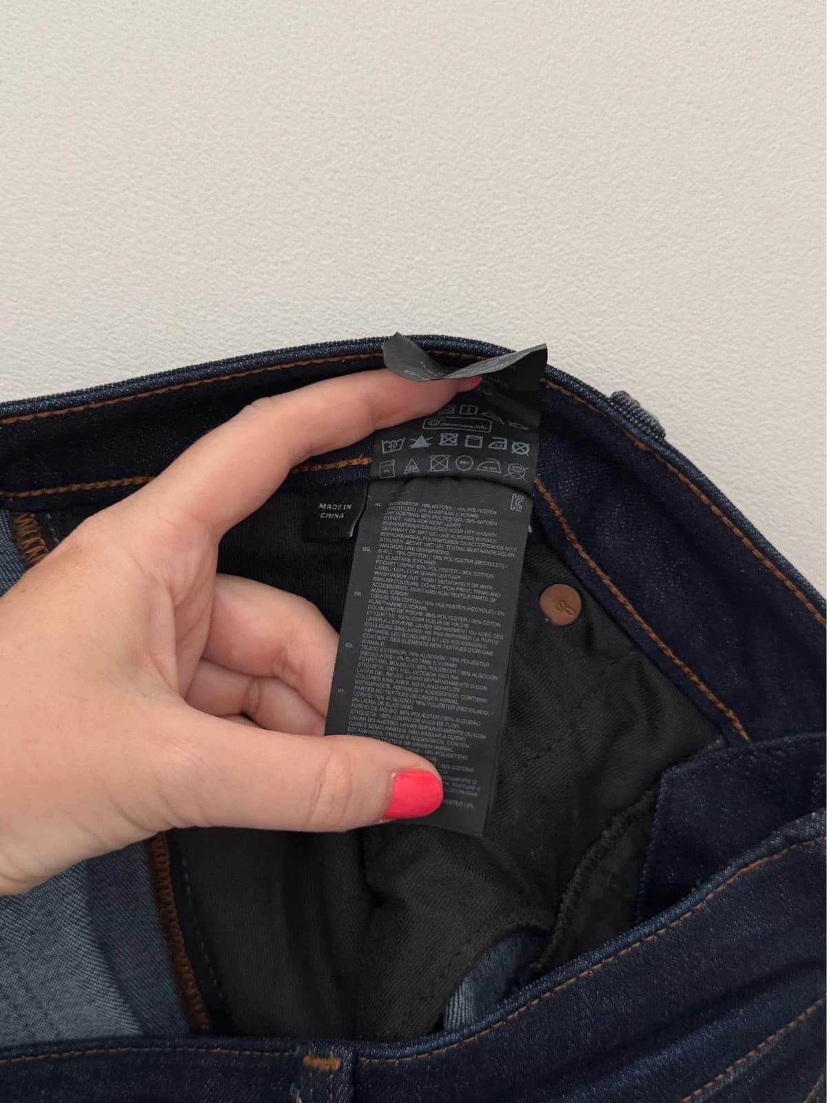 Siauri G-Star RAW D-Staq 5-Pocket džinsai tamsiai mėlyni, dydis W36 - SC260588 – nuotrauka 8/10