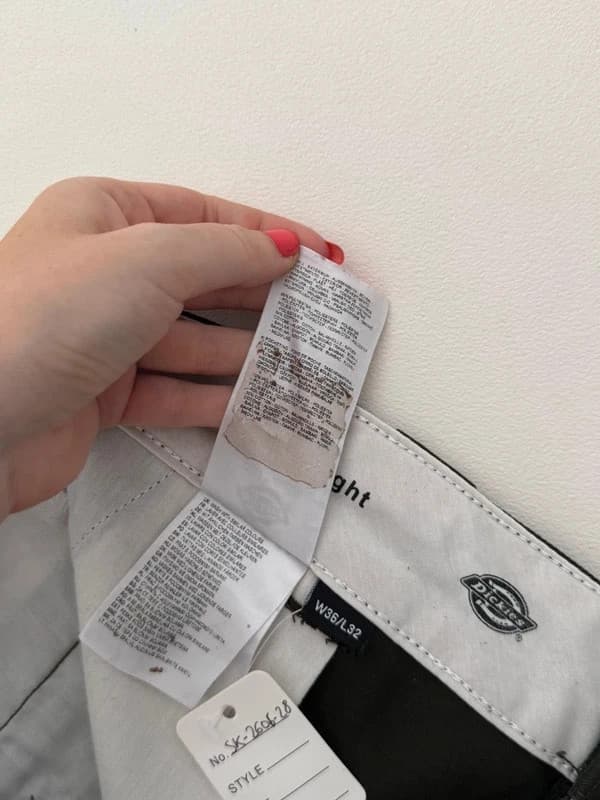 Darbinės Dickies 873 Slim Straight kelnės žalios kaki spalvos, dydis W36 L32 - SK260628 – nuotrauka 5/11