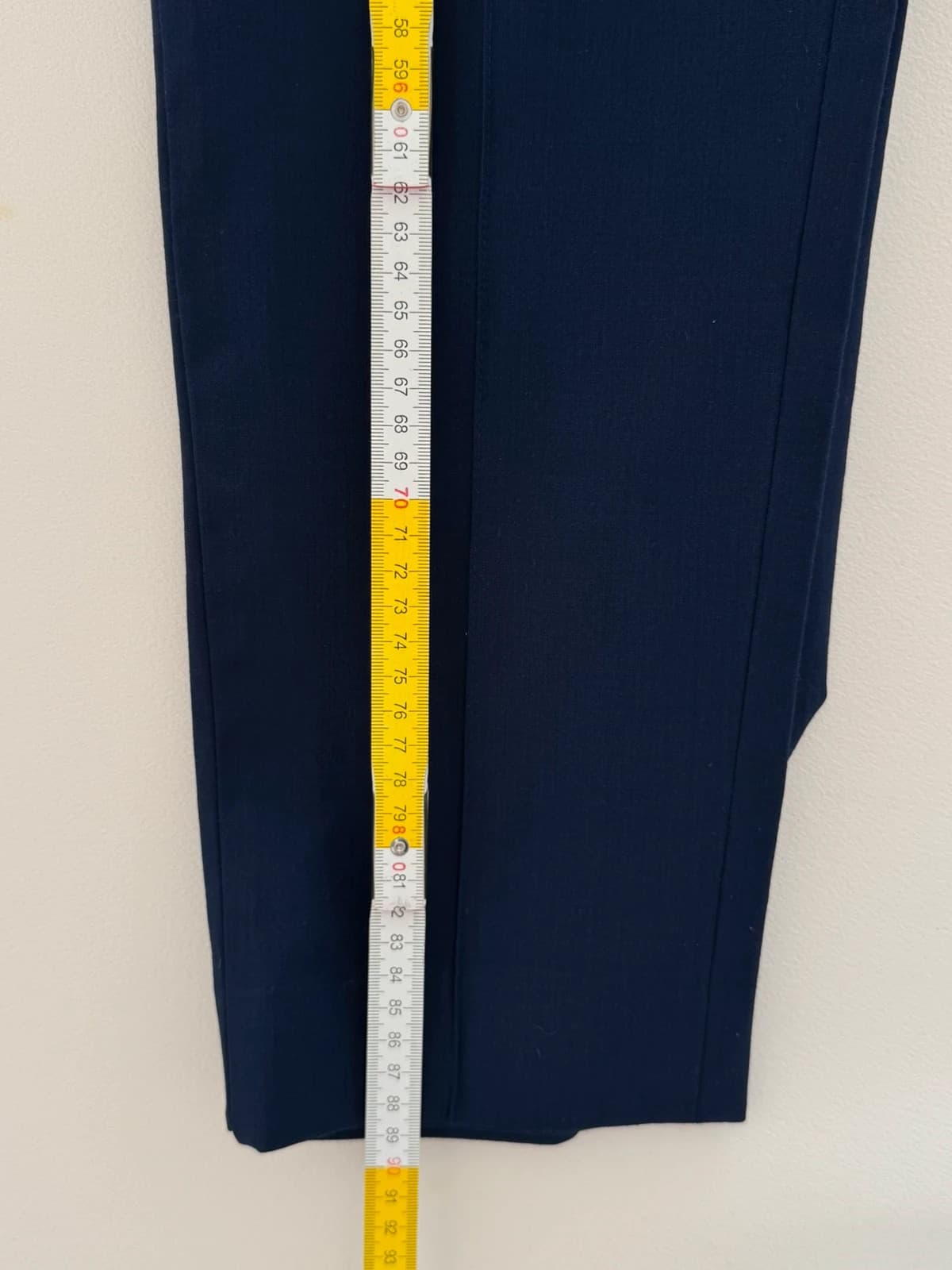 Elegantne hlače Tommy Hilfiger, mornarsko plave, elastični struk, veličina 8/M - SC2606151 - Fotografija 8/8