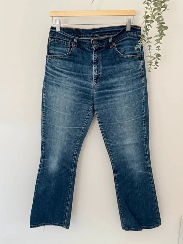 Bootcut džinsai Levi's 525 mėlyni, dydis W32 L34 - SC260595 – nuotrauka 2/10