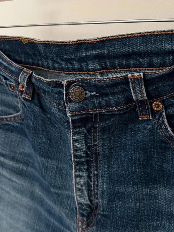 Bootcut džinsai Levi's 525 mėlyni, dydis W32 L34 - SC260595 – nuotrauka 5/10