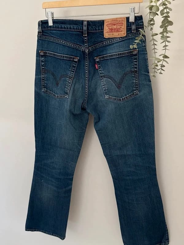 Bootcut džinsai Levi's 525 mėlyni, dydis W32 L34 - SC260595 – nuotrauka 7/10