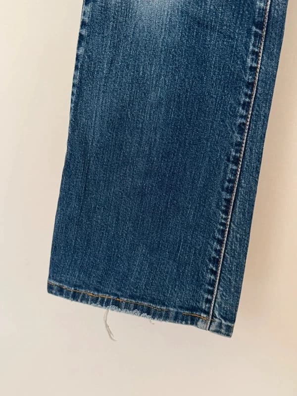Bootcut džinsai Levi's 525 mėlyni, dydis W32 L34 - SC260595 – nuotrauka 8/10