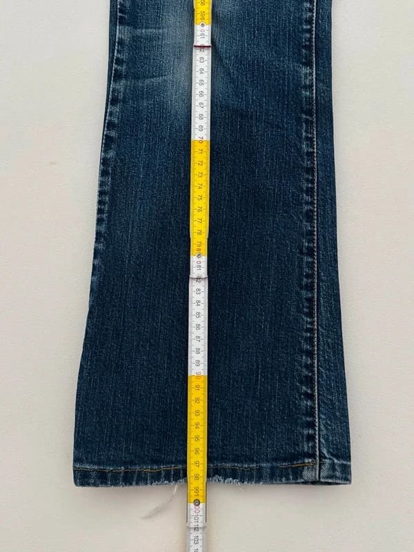 Bootcut džinsai Levi's 525 mėlyni, dydis W32 L34 - SC260595 – nuotrauka 10/10
