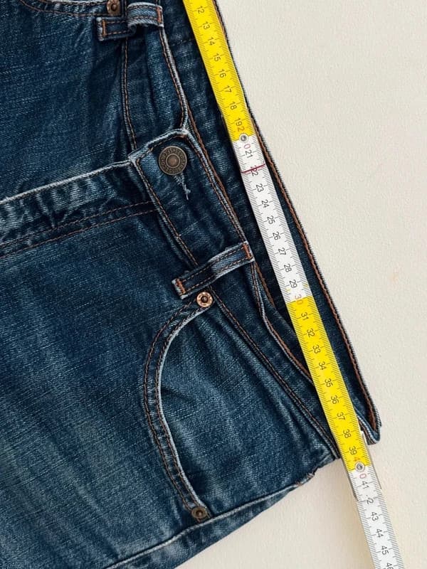 Bootcut džinsai Levi's 525 mėlyni, dydis W32 L34 - SC260595 – nuotrauka 9/10