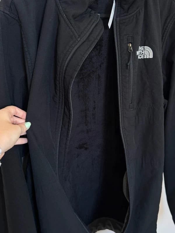 Chaqueta softshell The North Face negra forrada de polar talla M - FP260714 - Foto 5/12