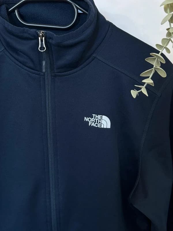 The North Face tamsiai mėlynas flisinis džemperis su užtrauktuku, dydis S - FP260794 – nuotrauka 4/8
