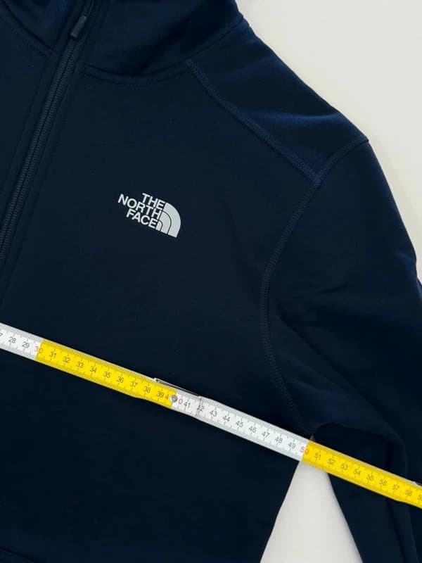 The North Face tamsiai mėlynas flisinis džemperis su užtrauktuku, dydis S - FP260794 – nuotrauka 7/8