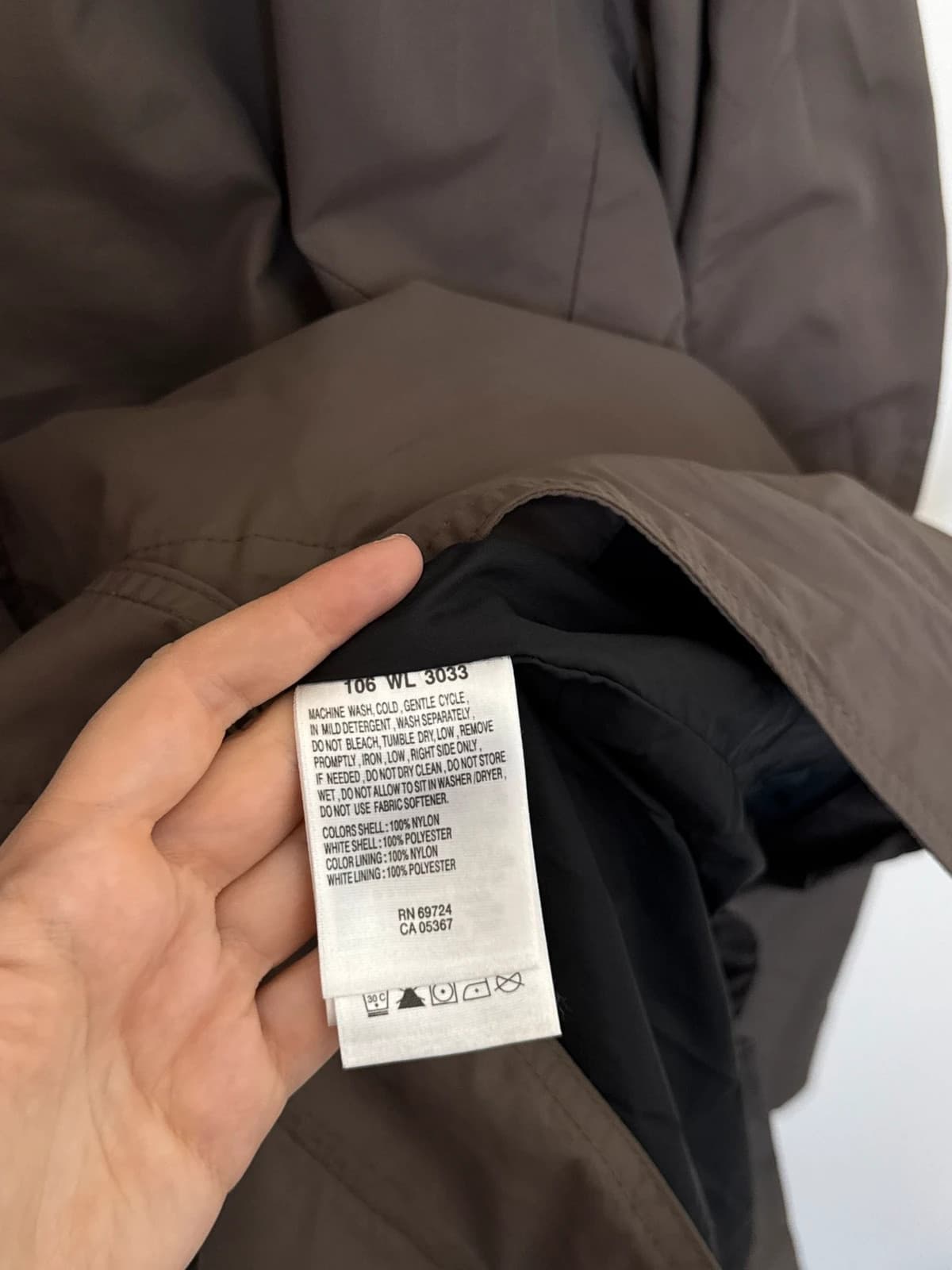 Columbia moteriškas lengvas paltas rudai khaki spalvos, dydis L - FP260722 – nuotrauka 4/9