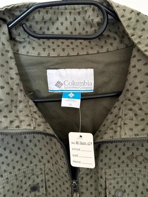 Veste Columbia kaki motifs sapins outdoor taille XL - FP2607127 - Photo 3/9