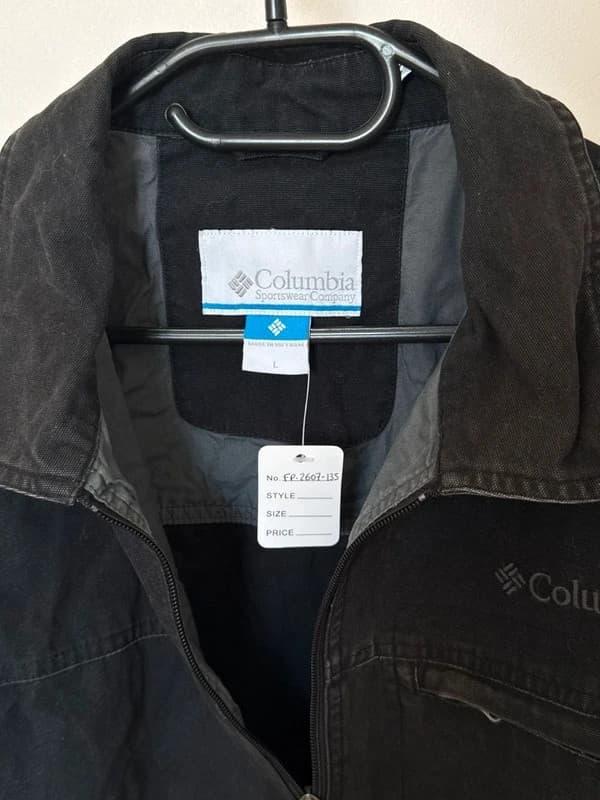 Jaket Columbia Sportswear hitam workwear kapas saiz L - FP2607135 - Foto 3/9