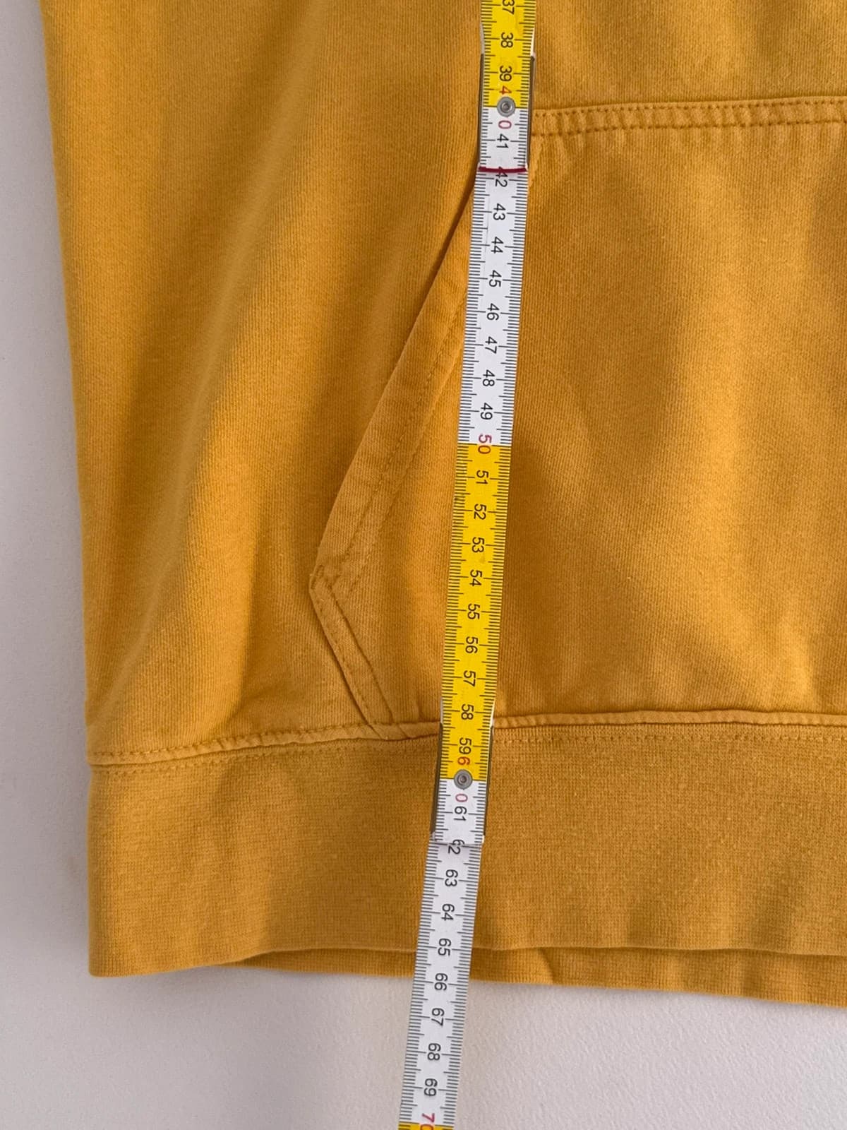 Huvtröja/Sweatshirt med huva The North Face senapsgul stor logga storlek M - FP2607160 - Foto 10/10
